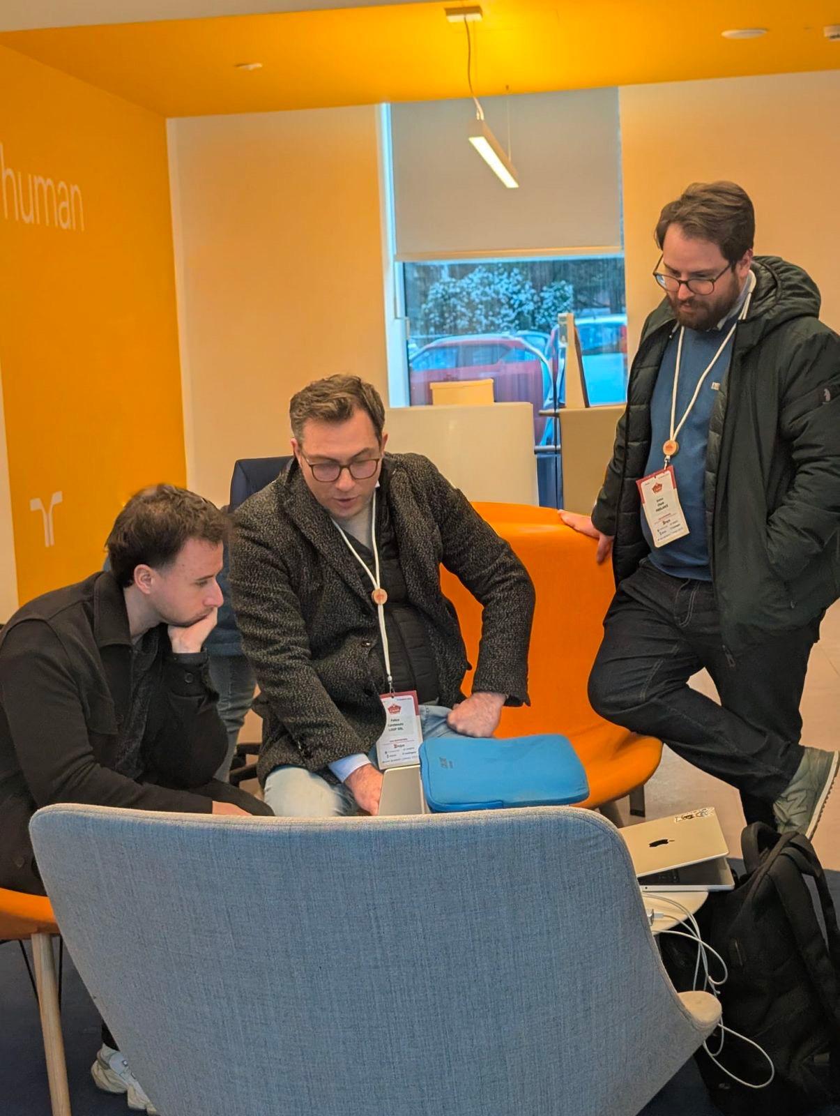 I founder di Tillde: Mattia, Enrico e Felice
